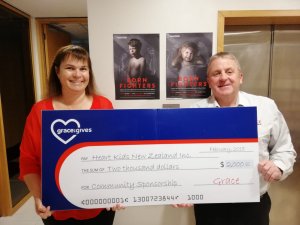 Heart Kids NZ cheque presentation